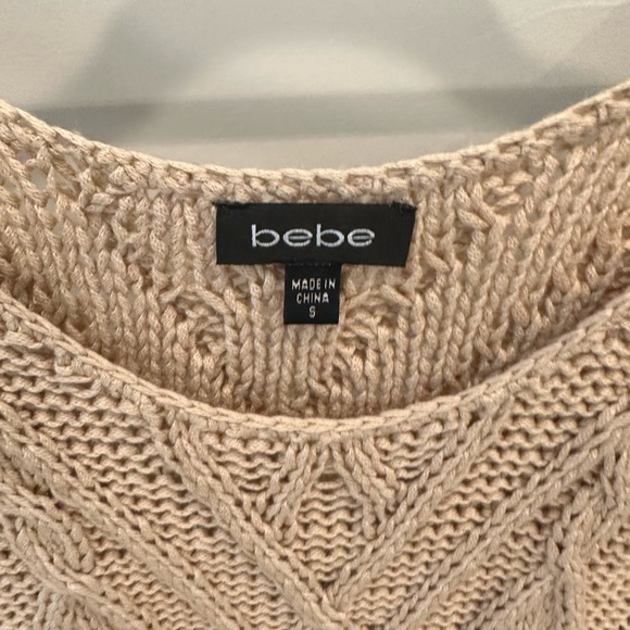 Bebe Tan Knit Top - Small - Picture 5 of 12